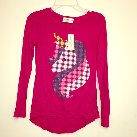 Bobbie Brooks Other - New girls pink unicorn long sleeved shirt